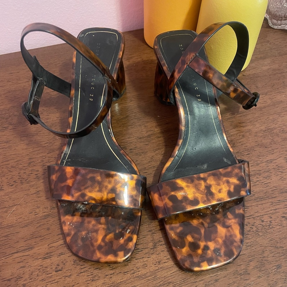 Zara Tortoiseshell Sandals